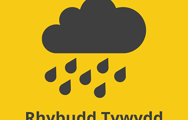 Rhybudd tywydd